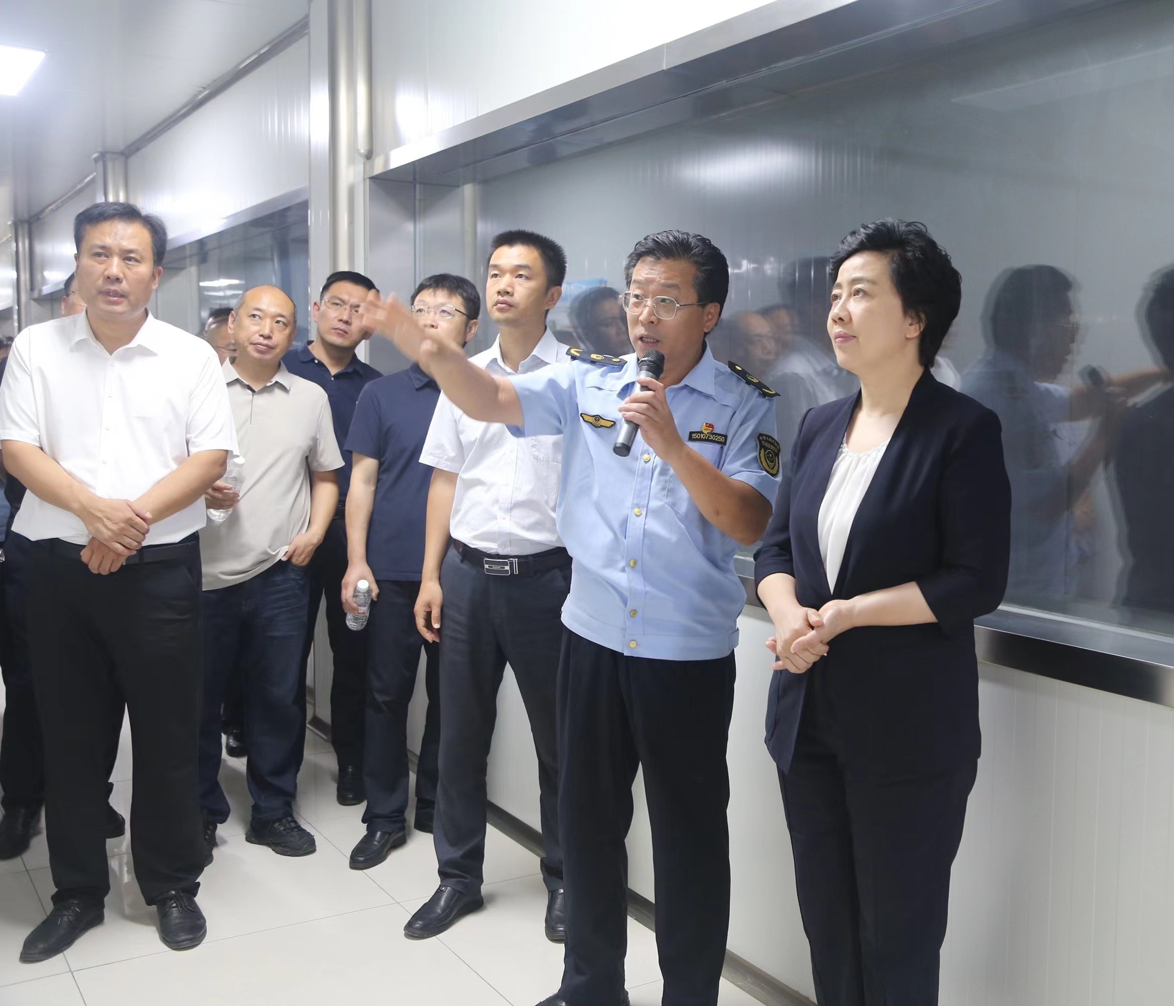 济南市市场监督管理局局长赵寿娟来我司督导食品安全